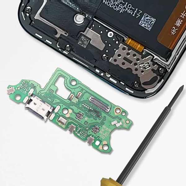 USB-C laddningsanslutning för Honor 200 Lite Original Honor Svart