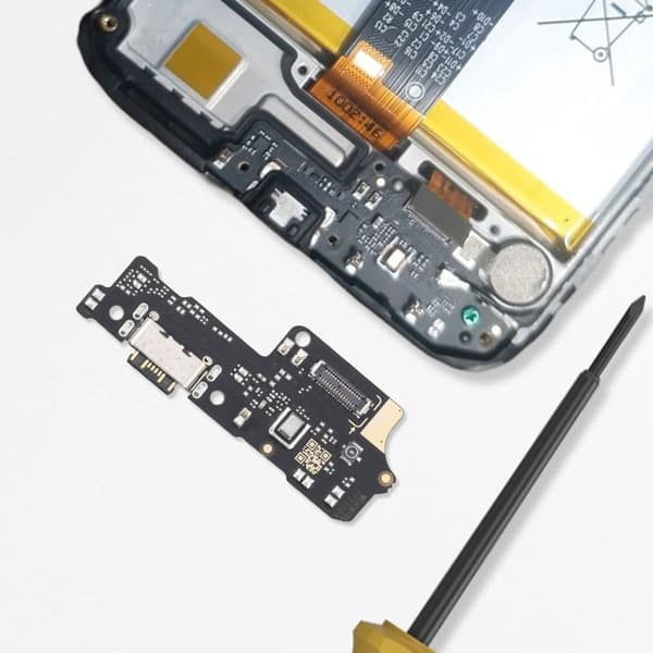 USB-C laddningskontakt för Xiaomi Redmi 10C Original Xiaomi Svart