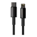 Miniatyrbild 3 av 4: Laddnings- och överföringskabel - BASEUS - USB-C-Lightning - 20W - 2m - Svart