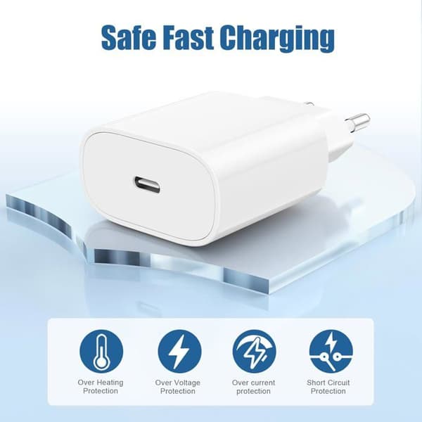 Cabel Laddare Iphone 15 16, 20W Usb C Snabbladdning 2M Kabel C Till C För Iphone 16 Pro/16 Pro Max/15 Pro Max/15 Plus Ipad Pro