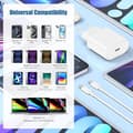Miniatyrbild 6 av 6: Cabel Laddare Iphone 15 16, 20W Usb C Snabbladdning 2M Kabel C Till C För Iphone 16 Pro/16 Pro Max/15 Pro Max/15 Plus Ipad Pro