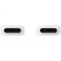 Miniatyrbild 3 av 3: Branschförpackad Original USB-C till USB-C kabel 1 meter 25 Watt Vit Samsung