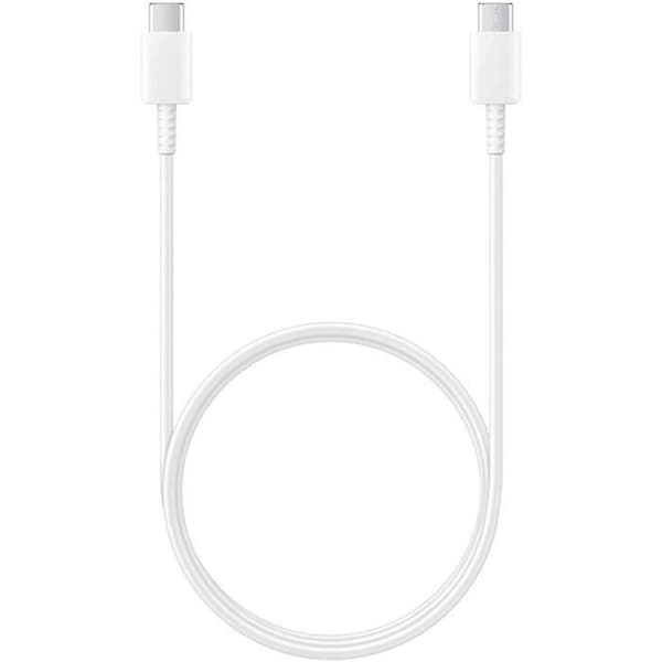 Branschförpackad Original USB-C till USB-C kabel 1 meter 25 Watt Vit Samsung