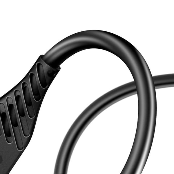 USB-kabel till USB-C 60W Silikon Anti-knut Swissten Svart