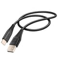 Miniatyrbild 2 av 5: USB-kabel till USB-C 60W Silikon Anti-knut Swissten Svart