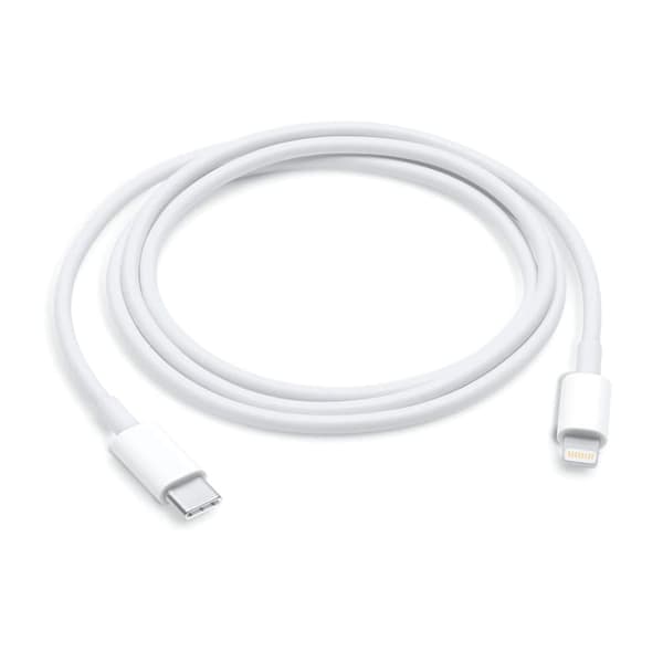 Apple Lightning till USB-C Kabel 2m bulk - Vit
