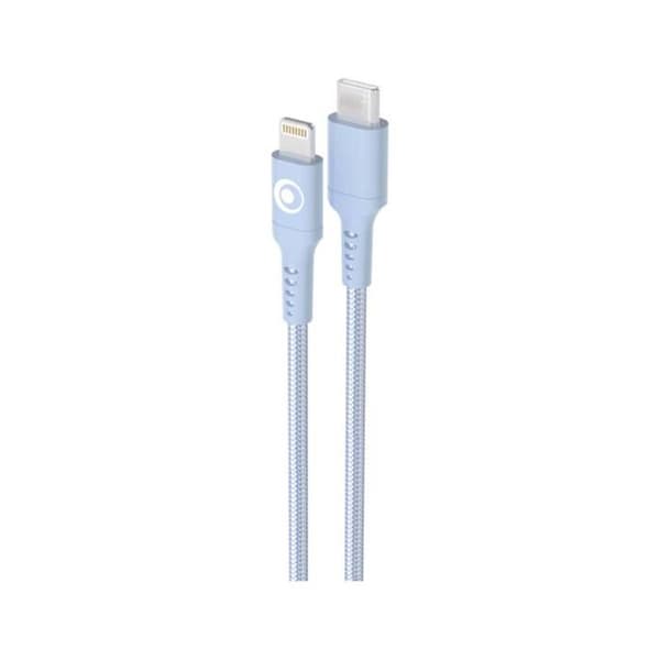 USB-C / Lightning Laddare och Överföringskabel 3A Power Delivery 60W 1.2m BigBen Connected Blå