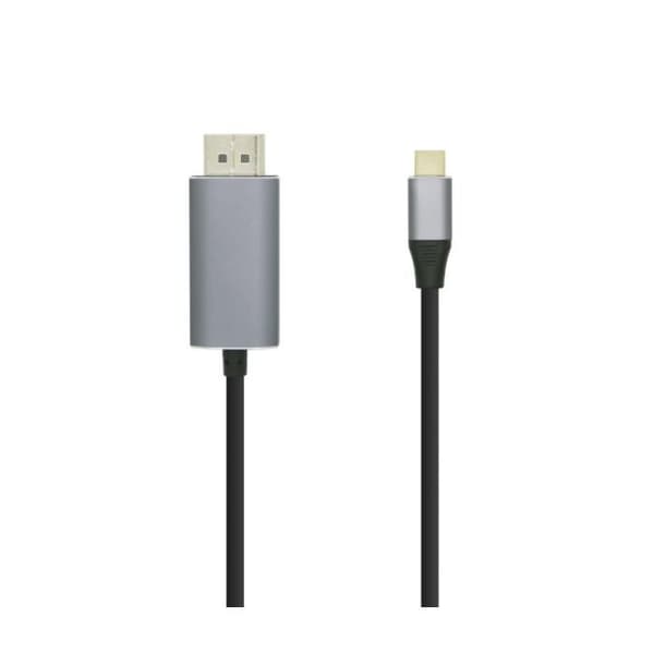 KABEL KONVERTER AISENS USB-C TILL DISPLAYPORT 4K60HZ SVART 1.8M
