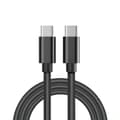 Miniatyrbillede 1 af 3: Hurtig oplader USB-C til USB-C Kabel - 2 METER - 25W Opladnings- og Synkroniseringskabel SORT