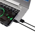 Miniatyrbild 4 av 4: USB-A till USB-C Kabel – Ladd & Sync för S10 och fler - 2 Meter Svart