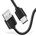 Miniatyrbild 2 av 4: USB-A till USB-C Kabel – Ladd & Sync för S10 och fler - 2 Meter Svart