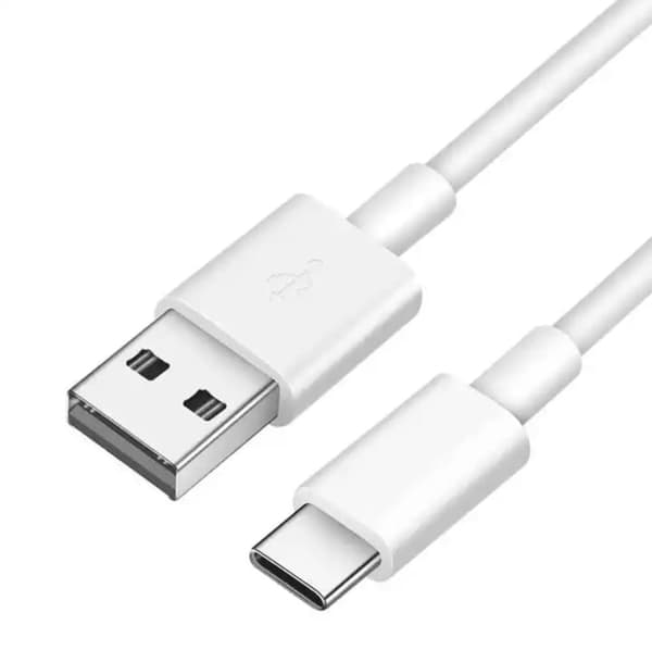 USB-A til USB-C-kabel – Opladning og synkronisering til S10 og mere -2 meter Hvid