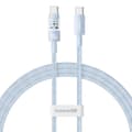 Miniatyrbild 1 av 6: USB-C till Type-C-kabel, Super Snabb Laddning 100W, 2m - Baseus Gem (P10373000311-01) - Galaxblå
