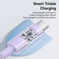 Miniatyrbild 6 av 6: USB-C till Type-C-kabel, Super Snabb Laddning 100W, 2m - Baseus Gem (P1037373000511-01) - Nebula Lila