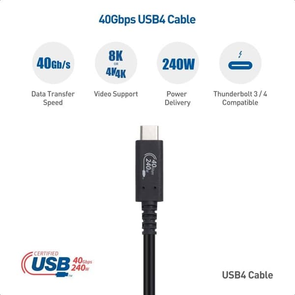 Telefonkabel Kabel är viktigt - 201304-BLK-0,8m
