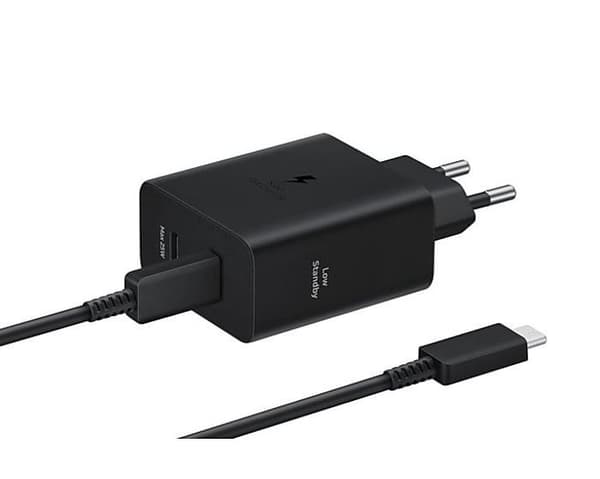 Samsung 50W USB C Väggladdare med 5 Amp Type C Kabel Svart EU Kontakt - EF-T5020XBEGWW