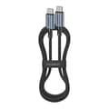 Miniatyrbild 1 av 2: Choetech flätad usb-c till usb-c pd60w svart 1,2m