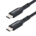 Miniatyrbild 1 av 3: USB-C laddningskabel - STARTECH.COM - 1m - Svart - USB 2.0 Type-C - 3A - 60W - USB-C PD kompatibel