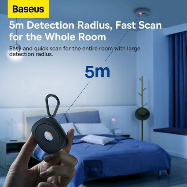 Baseus - Pro kameradetektor - Svart