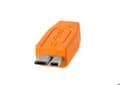 Miniatyrbild 3 av 4: TETHER TOOLS USB-C till micro USB B 3.0 TetherPro CUC3315 - Orange 4,60m