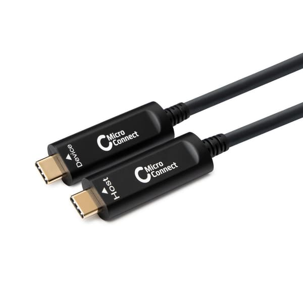 MicroConnect Premium USB-C fiberoptisk kabel 15 m