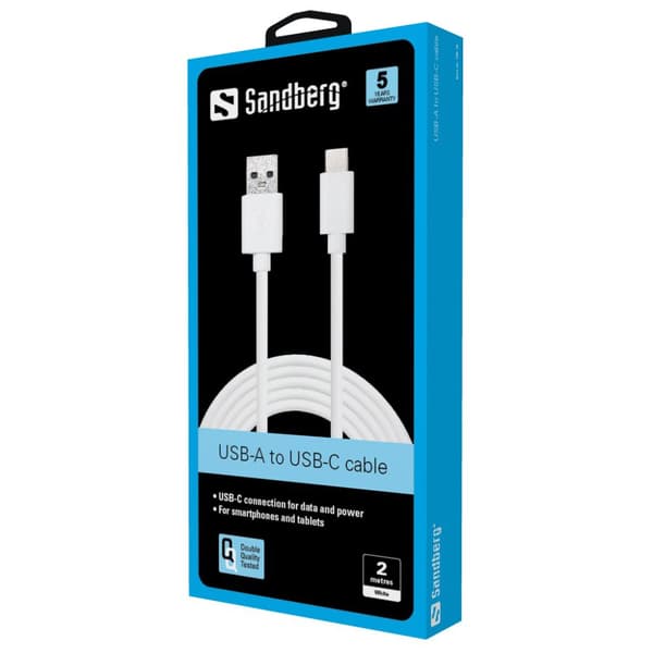 Sandberg USB-C 3.1 > USB-A 3.0-kabel 2M 136-14