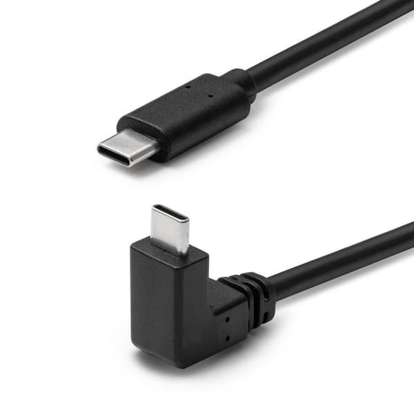 MicroConnect USB-C 3.2 -kaapeli, kulmaliitin, 60 W, 10 Gt, 3 m