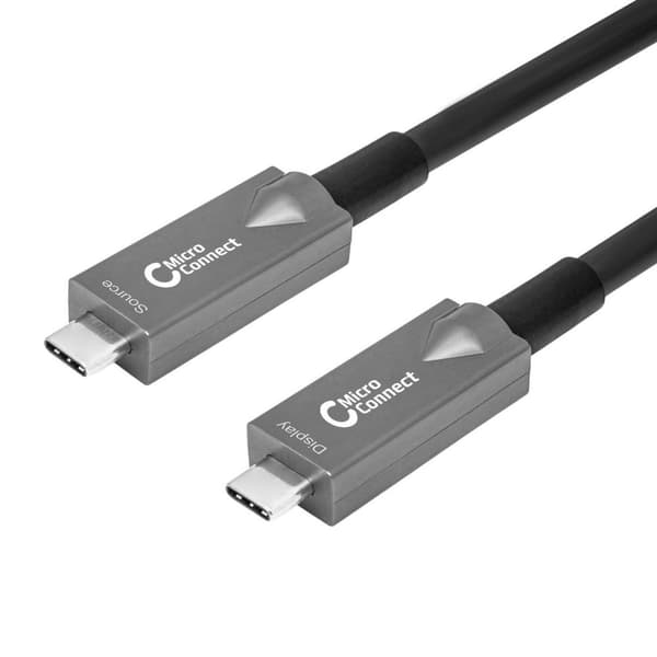 MicroConnect Hybrid USB-C-kabel 7,5 m