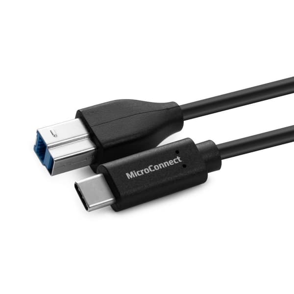 MicroConnect USB-C till USB 3.0 B-kabel 3 m