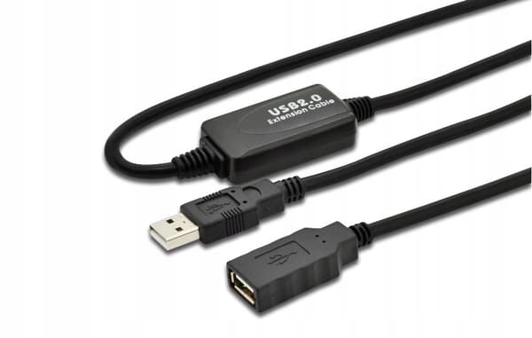 MicroConnect Aktiv USB 2.0 Förlängningskabel 15m