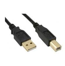MicroConnect USB2.0 AB 5m MM Guldpläterad