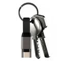 Miniatyrbild 5 av 5: Magnetisk USB-C / USB Kabel Format Nyckelring Kompakt 9.7cm Swissten Grå