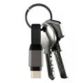 Miniatyrbild 5 av 5: Cobalt Magnetisk iPhone Lightning / USB-C Nyckelring Kompakt 9.7cm Swissten Grå