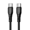 Miniatyrbild 2 av 5: USB-C / USB-C Snabbladdning 60W och Dataöverföring 1m Blå Stjärna Svart