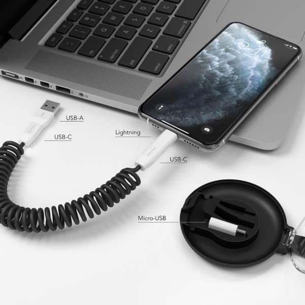 Allroundo C - Allt-i-ett-kabel 3A Svart Allroundo®