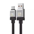 Miniatyrbild 4 av 6: USB-datakabel till Type-C Ultra Snabb Laddning PD100W, 2 m - Baseus CoolPlay-serien (CAKW000701) - Svart