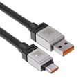 Miniatyrbild 5 av 6: USB-datakabel till Type-C Ultra Snabb Laddning PD100W, 2 m - Baseus CoolPlay-serien (CAKW000701) - Svart