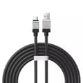 Miniatyrbild 2 av 6: USB-datakabel till Type-C Ultra Snabb Laddning PD100W, 2 m - Baseus CoolPlay-serien (CAKW000701) - Svart