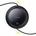 Miniatyrbild 5 av 6: Retrakabel 2x USB-C 100W Snabbladdning och Dataöverföring Baseus Svart
