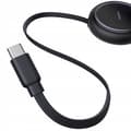 Miniatyrbild 6 av 6: Retrakabel 2x USB-C 100W Snabbladdning och Dataöverföring Baseus Svart