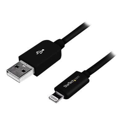 Lightning-kabel till USB - STARTECH - 2 m - Vit - Synkronisering och laddning - MFi