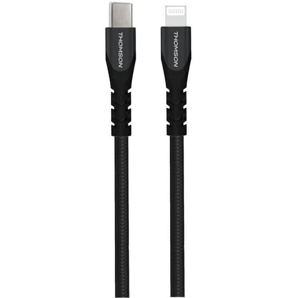 Kabel - THOMSON - Laddning och data - USB-C till Lightning 3A - MFI-certifierad - 1,5 m