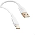 Miniatyrbild 3 av 5: USB C / USB Snabbladdningskabel 36W Ekosilikon 1.2m LinQ Vit
