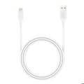 Miniatyrbild 2 av 5: USB C / USB Snabbladdningskabel 36W Ekosilikon 1.2m LinQ Vit