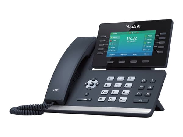Yealink SIP-T54W VoIP-telefon – Klassisk Grå