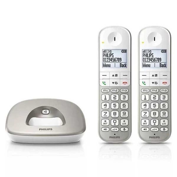 Philips Langaton Lankapuhelin Xl4902s Hopeinen