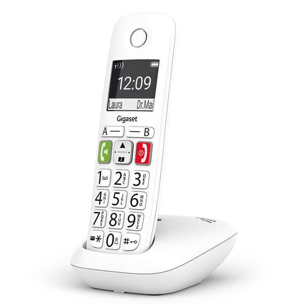 Gigaset Trådløs Fastnettelefon E290 Hvid