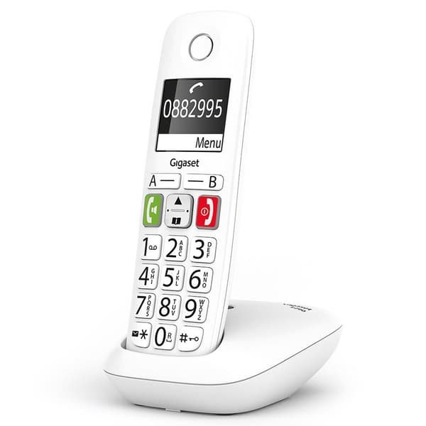 Gigaset Trådløs Fastnettelefon E290 Hvid