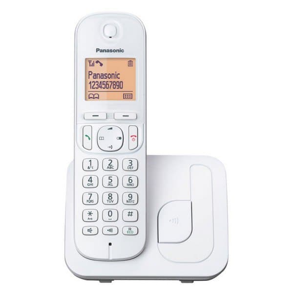 Panasonic Trådløs Fastnettelefon Dect Lcd 1.6´´ Hvid