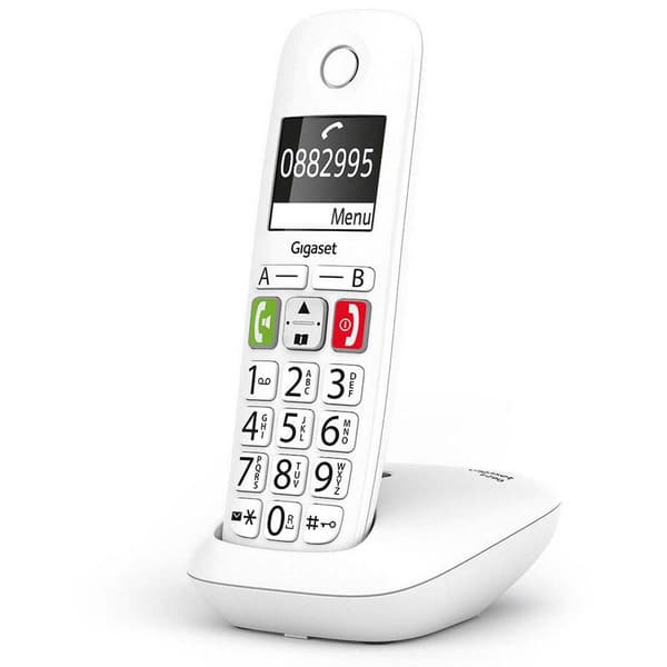 Gigaset Trådløs Fastnettelefon E290 Duo Hvid